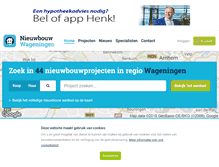 Tablet Screenshot of nieuwbouw-in-wageningen.nl